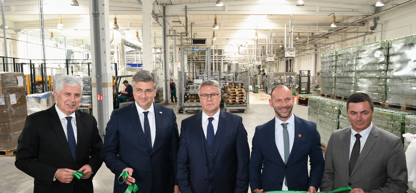 Plenković: Tvornica Stanić Beverages je pravi primjer snažne obiteljske kompanije